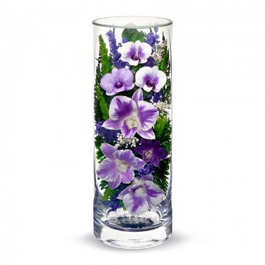"NaturalFlowers" Арт: CLO-3 цветы в стекле